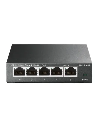 TP-Link TL-SG105S No administrado Gigabit Ethernet (10 100 1000) Negro