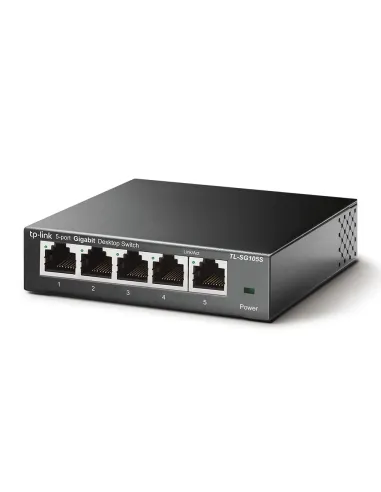 TP-Link TL-SG105S No administrado Gigabit Ethernet (10 100 1000) Negro