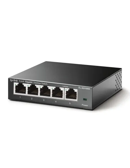TP-Link TL-SG105S No administrado Gigabit Ethernet (10 100 1000) Negro