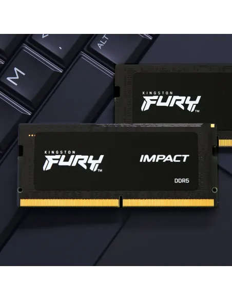 Kingston Technology FURY 16 GB 4800 MT s DDR5 CL38 SODIMM (Kit de 2) Impact