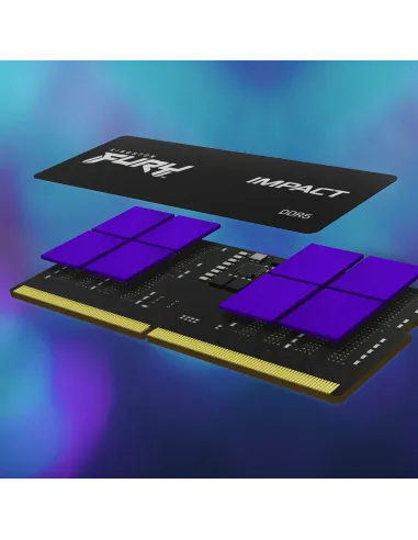 Kingston Technology FURY 16 GB 4800 MT s DDR5 CL38 SODIMM (Kit de 2) Impact