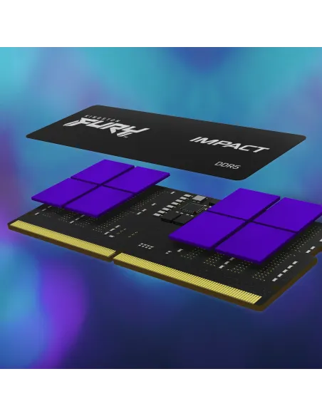 Kingston Technology FURY 16 GB 4800 MT s DDR5 CL38 SODIMM (Kit de 2) Impact