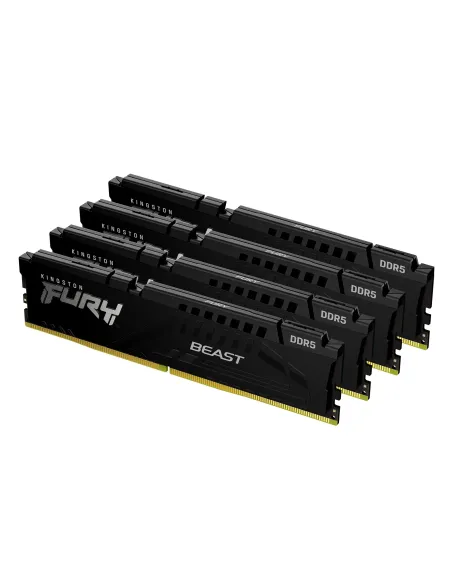 Kingston Technology FURY Beast 64GB 6000MT s DDR5 CL40 DIMM (Kit de 4) Black XMP