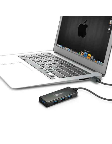 j5create JUH340-N Mini HUB USB 3.0 de 4 puertos - UE RU
