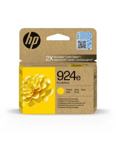 HP Cartucho de Tinta Original HP EvoMore 924e amarilla