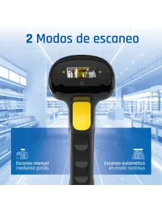iggual Lector código barras 1D Bluetooth WiFi 2.4G 2