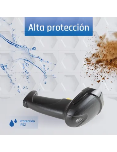 iggual Lector código barras 1D Bluetooth WiFi 2.4G