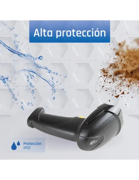iggual Lector código barras 1D Bluetooth WiFi 2.4G