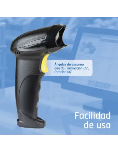 iggual Lector código barras 1D Bluetooth WiFi 2.4G