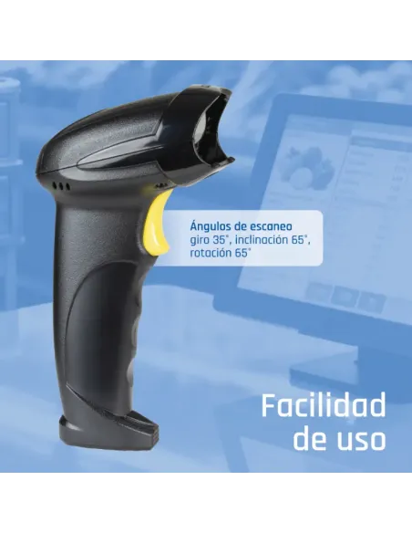 iggual Lector código barras 1D Bluetooth WiFi 2.4G