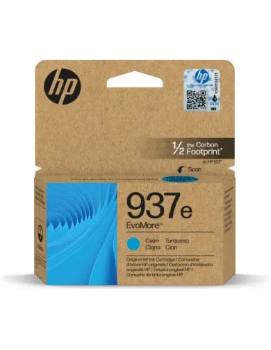 HP Cartucho de Tinta Original HP EvoMore 937e cian