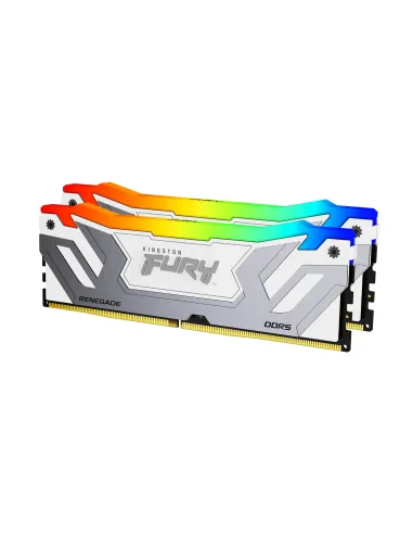 Kingston Technology FURY 48GB 8400MT s DDR5 CL40 CUDIMM (Kit de 2) Renegade RGB Blanco XMP
