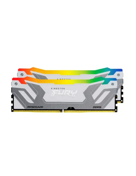 Kingston Technology FURY 48GB 8400MT s DDR5 CL40 CUDIMM (Kit de 2) Renegade RGB Blanco XMP