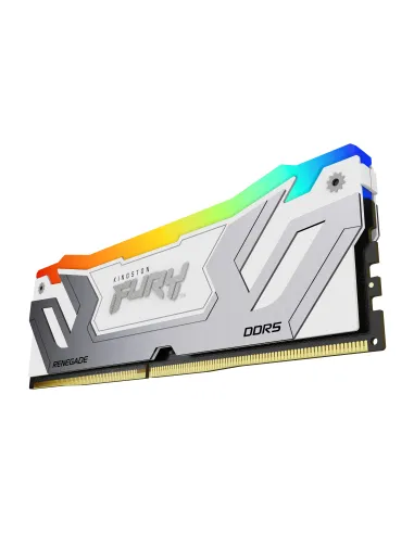 Kingston Technology FURY 48GB 8400MT s DDR5 CL40 CUDIMM (Kit de 2) Renegade RGB Blanco XMP