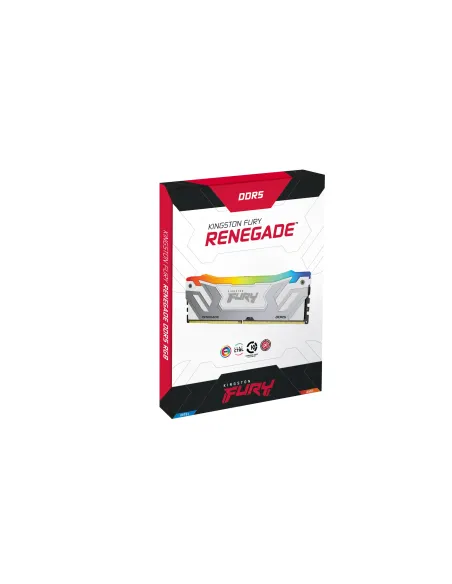 Kingston Technology FURY 48GB 8400MT s DDR5 CL40 CUDIMM (Kit de 2) Renegade RGB Blanco XMP