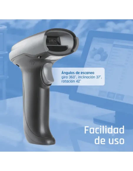 iggual Lector código barras 2D Bluetooth WiFi 2.4G
