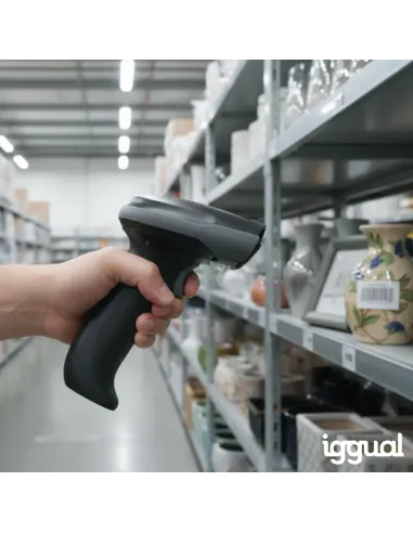 iggual Lector código barras 2D Bluetooth WiFi 2.4G