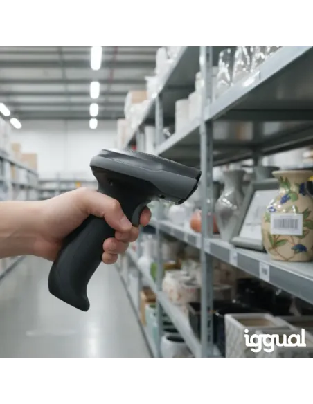 iggual Lector código barras 2D Bluetooth WiFi 2.4G