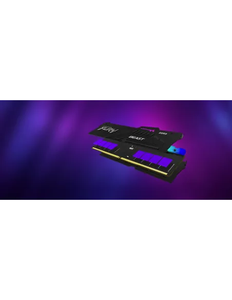 Kingston Technology FURY Beast 16 GB 5200 MT s DDR5 CL40 DIMM (Kits de 2) RGB