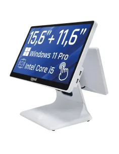iggual TPV dual 15,6" 11,6" i5 8350U 8+256GB W11 blanco