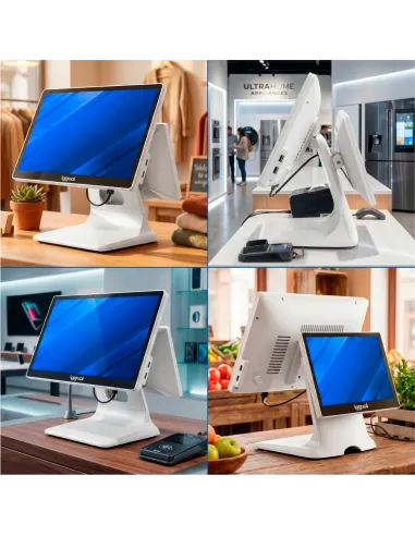 iggual TPV dual 15,6" 11,6" i5 8350U 8+256GB W11 blanco