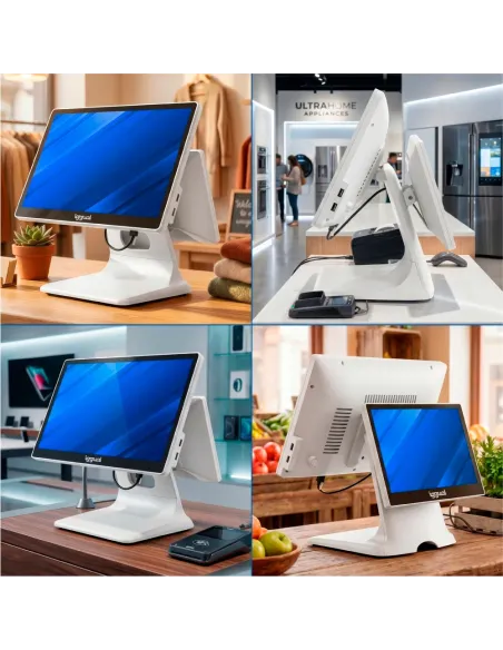 iggual TPV dual 15,6" 11,6" i5 8350U 8+256GB W11 blanco