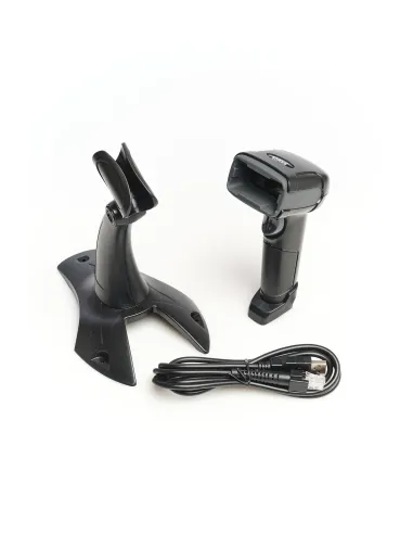 iggual Lector código barras 2D USB con soporte