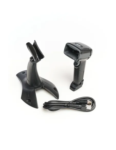 iggual Lector código barras 2D USB con soporte