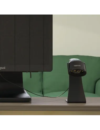 iggual Lector código barras 2D USB botón soporte