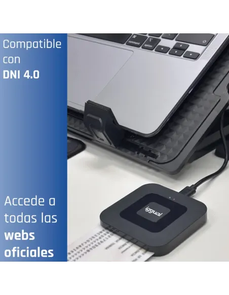 iggual Lector DNI SIP tarjetas ID USB-A   tipo C