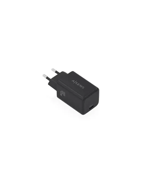 Cargador de Pared GaN Aisens ASCH-70W1P089-BK/ 1xUSB Tipo-C/ 70W