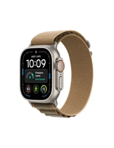 Smartwatch apple watch u4 gps+cell 49mm natural titanium case with desert alpine loop m