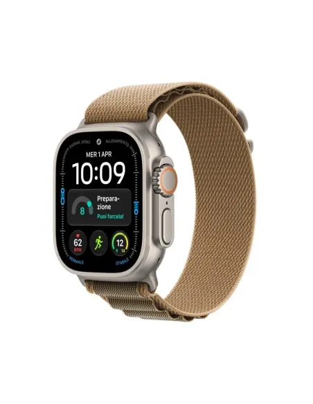 Smartwatch apple watch u4 gps+cell 49mm natural titanium case with desert alpine loop m
