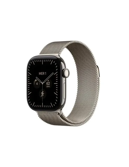 Smartwatch apple watch s12 gps + cell 42mm natural titanium milanese loop
