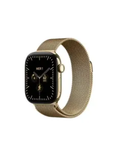 Smartwatch apple watch s12 gps + cell 42mm radiant gold titanium milanese loop