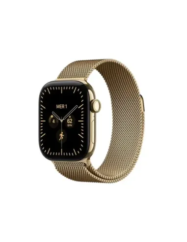 Smartwatch apple watch s12 gps + cell 42mm radiant gold titanium milanese loop