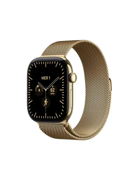 Smartwatch apple watch s12 gps + cell 46mm radiant gold titanium milanese loop m - l