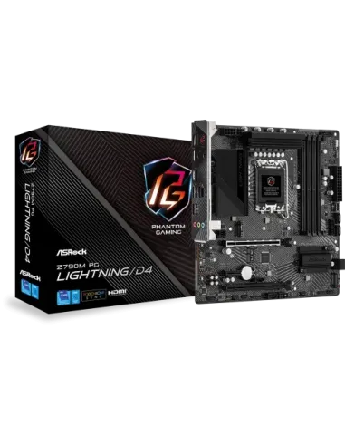 Asrock Z790M PG Lightning/D4 Intel Z790 LGA 1700 micro ATX