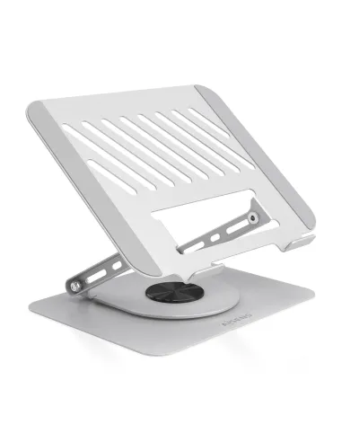 AISENS Soporte de Sobremesa XL Giratorio Ajustable para Portatil   Tablet 10"-17", Plata