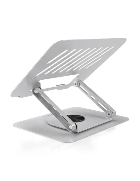 AISENS Soporte de Sobremesa XL Giratorio Ajustable para Portatil   Tablet 10"-17", Plata