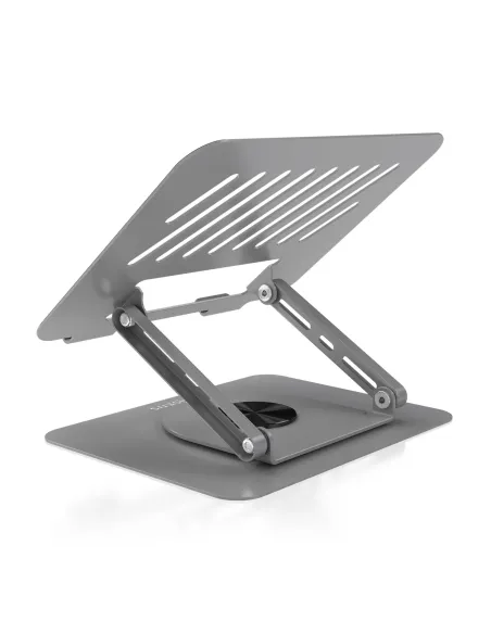 AISENS Soporte de Sobremesa XL Giratorio Ajustable para Portatil   Tablet 10"-17", Gris