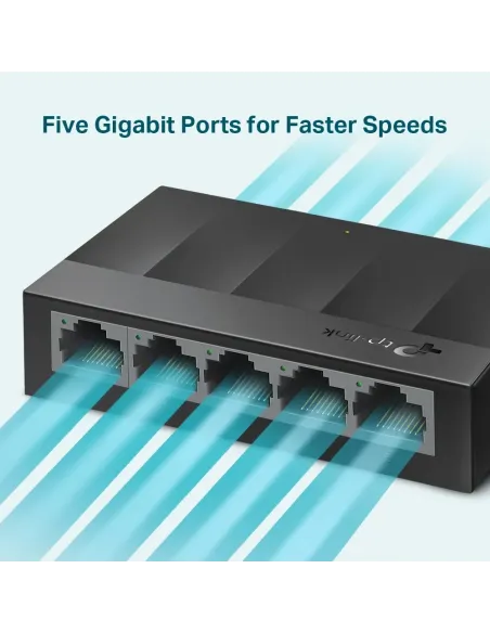 TP-Link LS1005G switch No administrado Gigabit Ethernet (10 100 1000) Negro