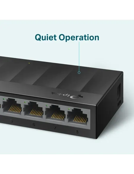 TP-Link LS1008G switch No administrado Gigabit Ethernet (10 100 1000) Negro