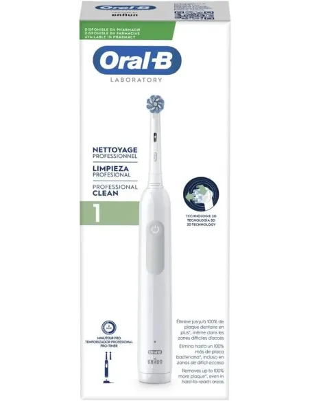 Braun Oral-B Lab Pro 1 Clean Adulto Cepillo dental oscilante Blanco