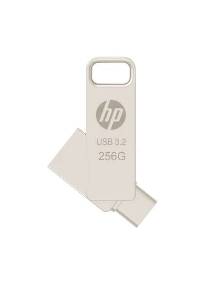 HP HPFD206C-256 unidad flash USB 256 GB USB Type-A   USB Type-C 3.2 Gen 2 (3.1 Gen 2) Plata