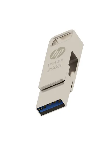 HP HPFD206C-256 unidad flash USB 256 GB USB Type-A   USB Type-C 3.2 Gen 2 (3.1 Gen 2) Plata