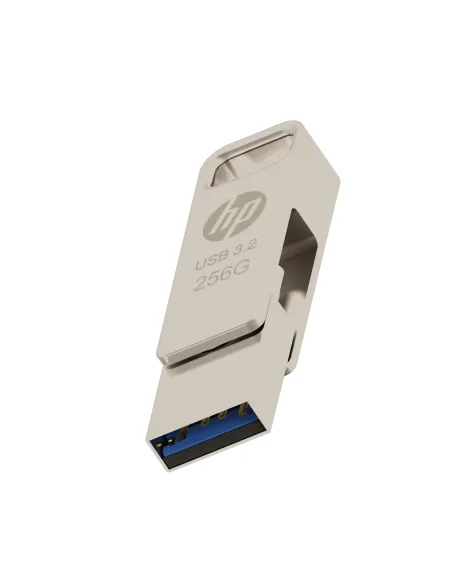 HP HPFD206C-256 unidad flash USB 256 GB USB Type-A   USB Type-C 3.2 Gen 2 (3.1 Gen 2) Plata