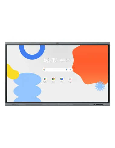 Samsung LH75WAFPLGC pizarra blanca interactiva 190,5 cm (75") 3840 x 2160 Pixeles Pantalla táctil Negro, Gris