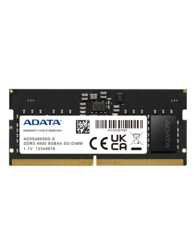 ADATA RAM AD5S48008G-S SO DIMM 8GB 4800Mhz DDR5