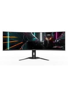 GIGABYTE AORUS Monitor de juegos curvo CO49DQ OLED - 5120x1440 (DQHD), 1800R, 144Hz, 0.03ms, KVM, FreeSync Premium Pro, HDMI 2.1